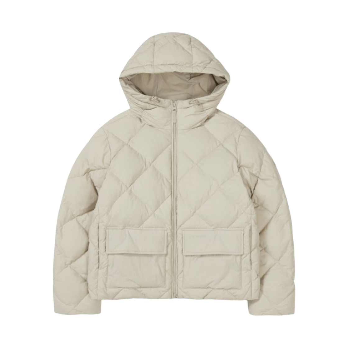 S25WWGDJ45LE (W) Snow Peak Land Air Dia Quilting Down Jacket Light Beige