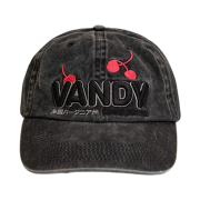 Vandy The Pink Cherry Cap Washed Black