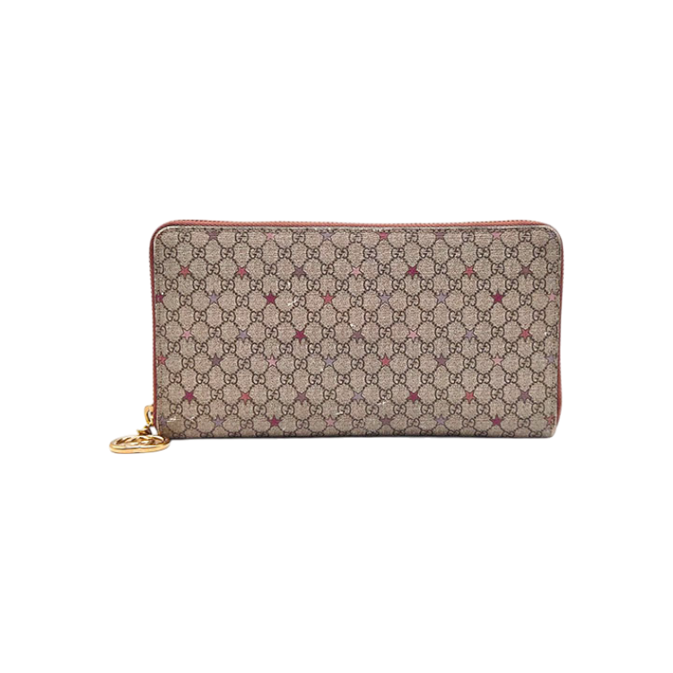 구찌 GG 수프림 스타 장지갑 (244272) L907013(Gucci GG Supreme Star Long Wallet (244272) L907013)