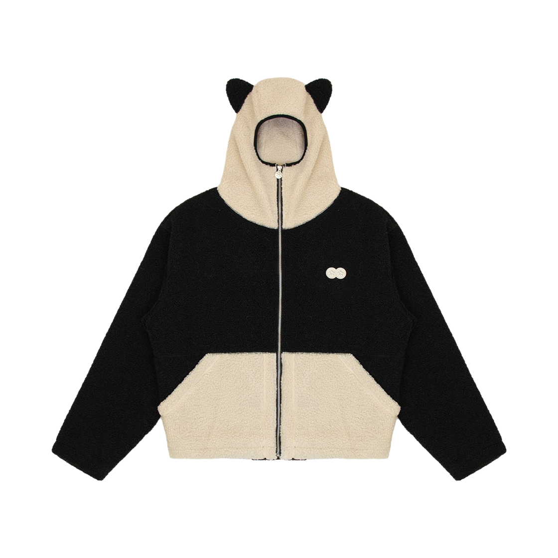 반디 더 핑크 판다 플리스 블랙 화이트(Vandy The Pink Panda Fleece Black White)