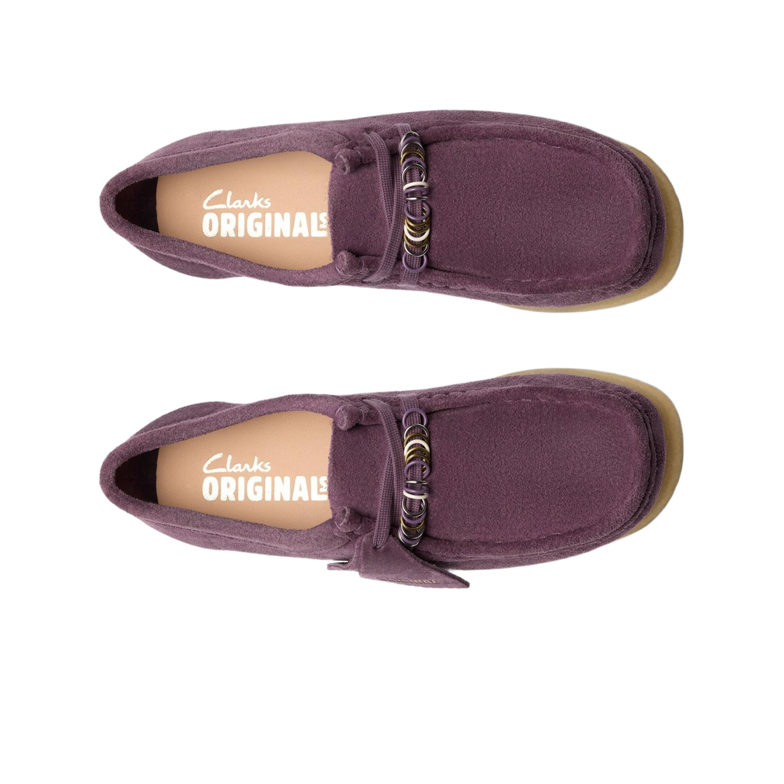 (W) 클락스 왈라비 플럼 스웨이드((W) Clarks Wallabee Plum Suede) - 2
