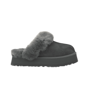 (W) UGG Disquette Slipper Charcoal