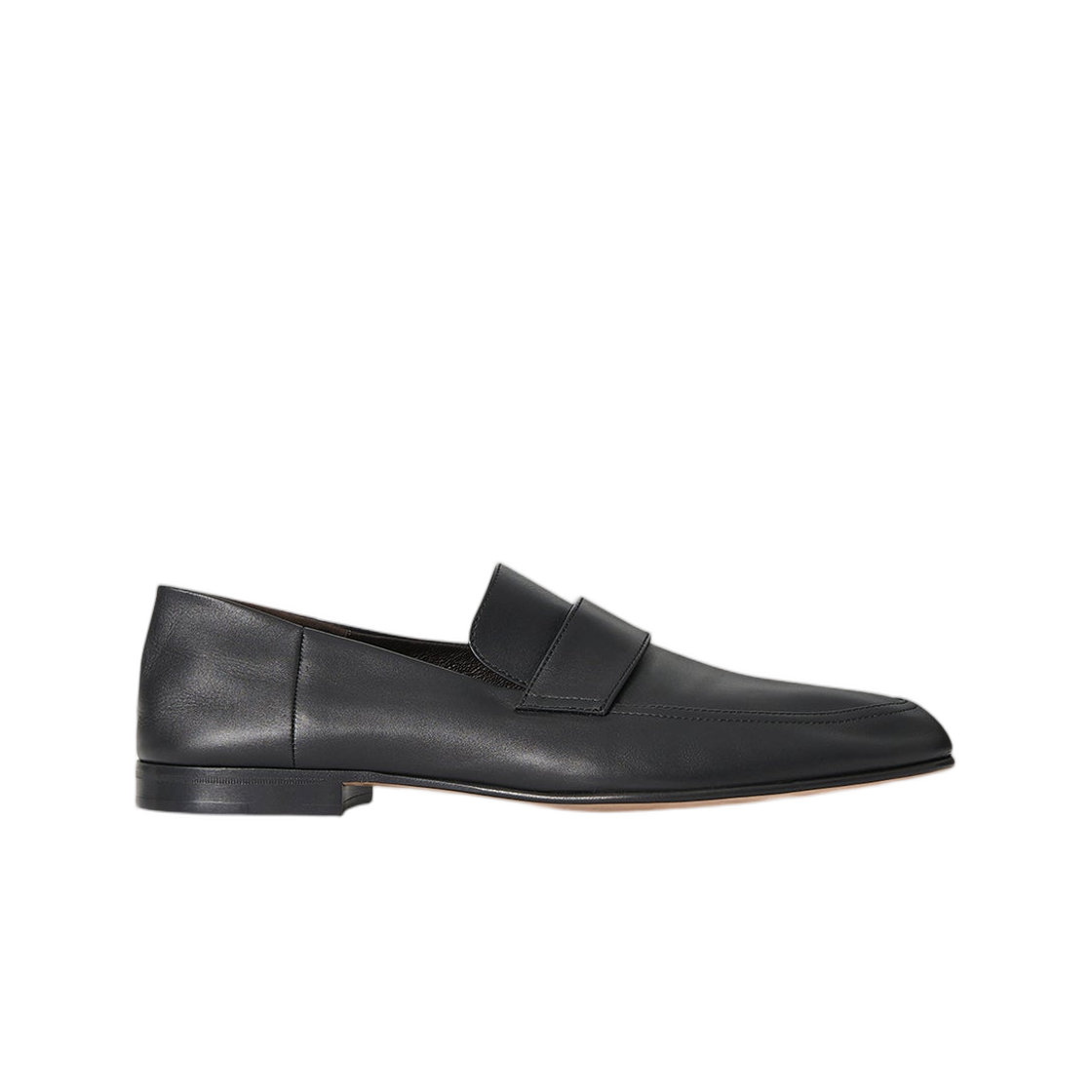 F2086L57ABLK The Row Classic Leather Loafer Black