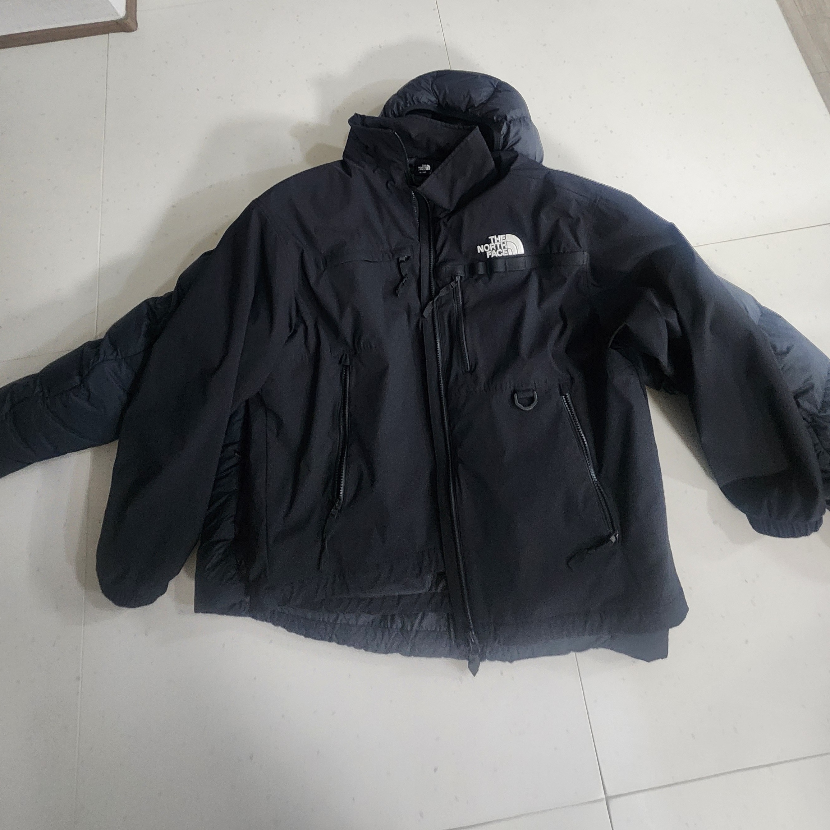 The North Face Denali Wind Jacket Black 착용 스타일