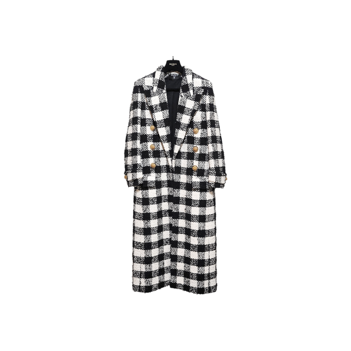 발망 트위드 롱 코트 L108276(Balmain Tweed Long Coat L108276)