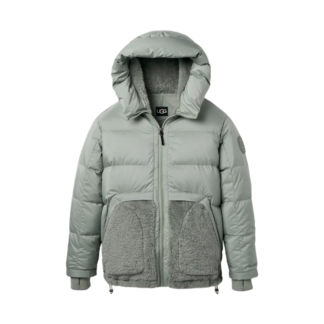 1171451-GMS UGG Metro Peak Down Puffer Jacket Grey Mist
