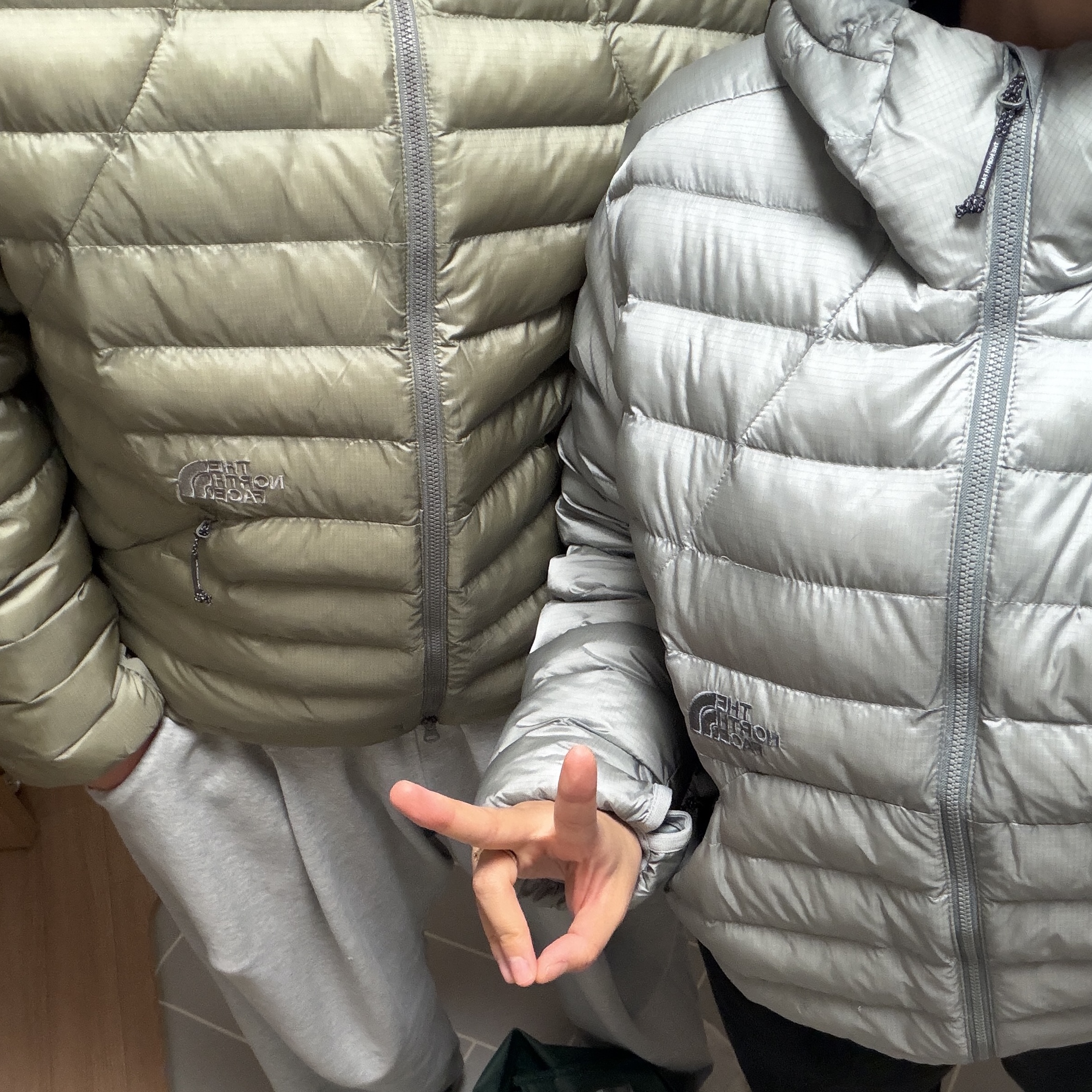 The North Face Ventus On Jacket Light Khaki, The North Face Ventus On Jacket Silver 착용 스타일