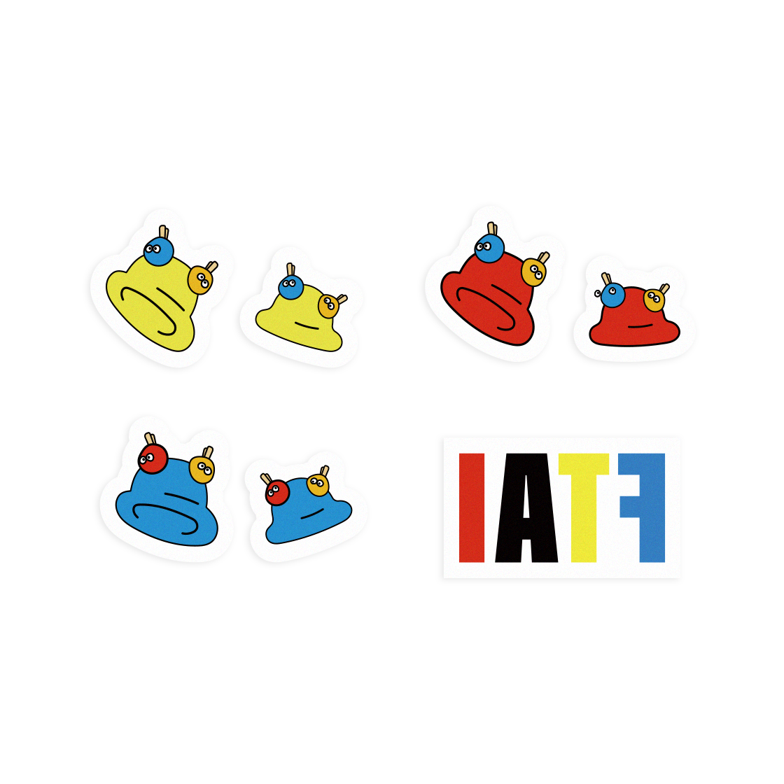 35AU071901 IAMTHEFUTURE Candy Bucktet Hat Sticker