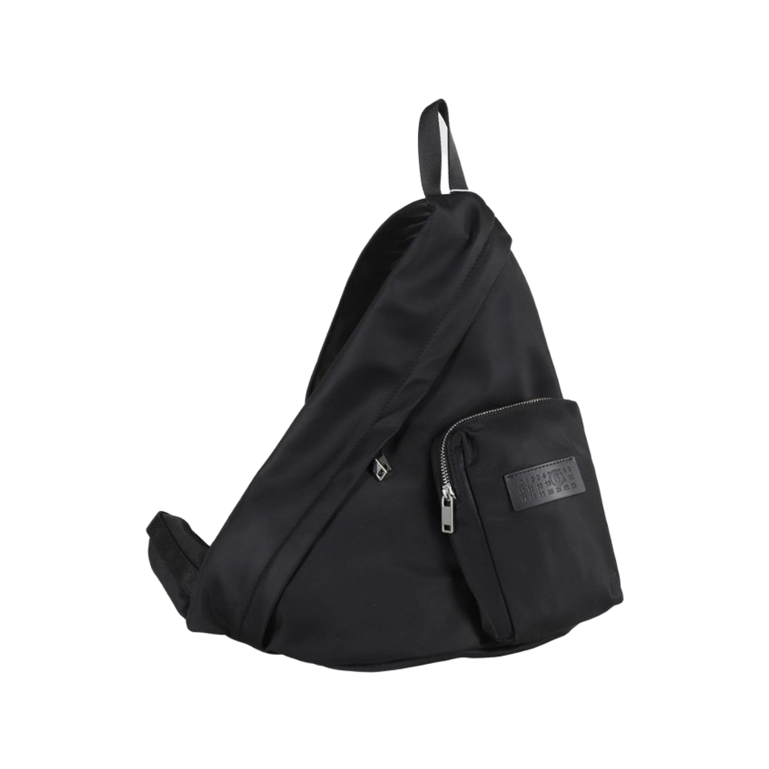 SB5WG0019P8504T8013 MM6 Maison Margiela Nylon Sling Bag Black