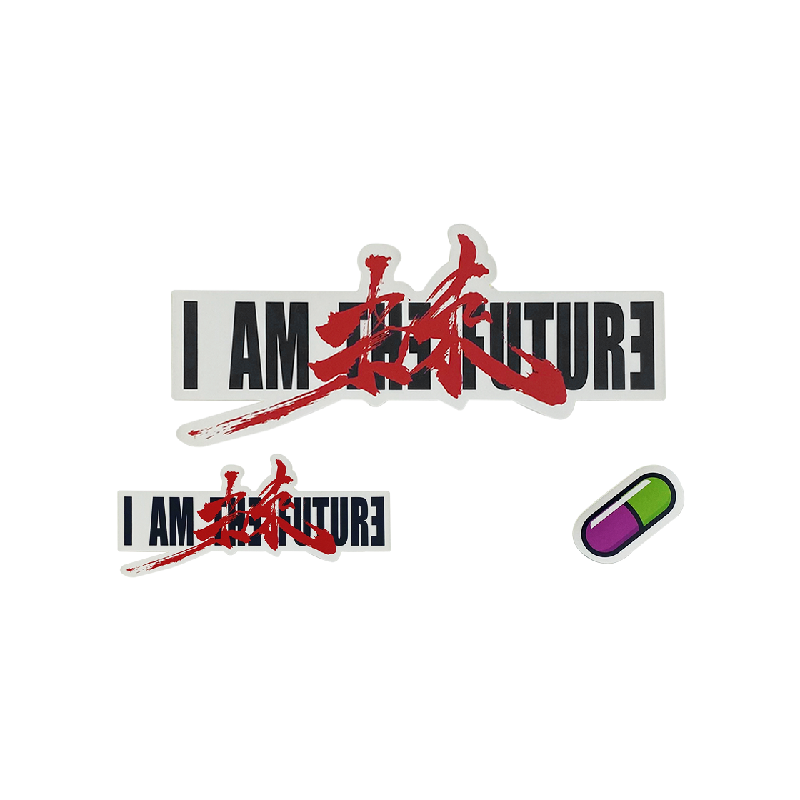 35AU072101 IAMTHEFUTURE Oriental Future Sticker
