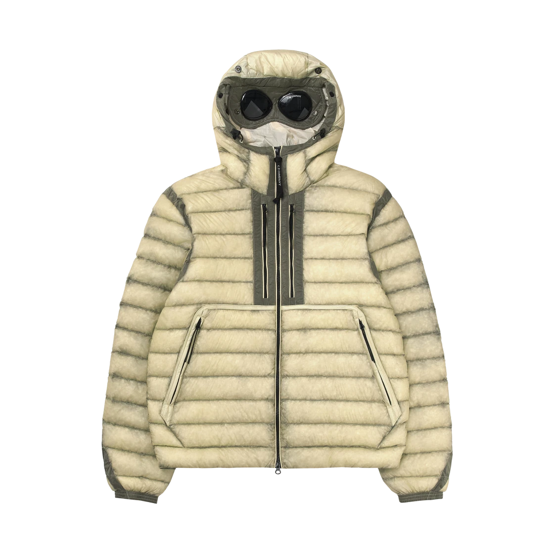 C.P. Company C.P. Company D.D. Shell Goggle Down Jacket Pistachio Shell Beige - 25FW · S