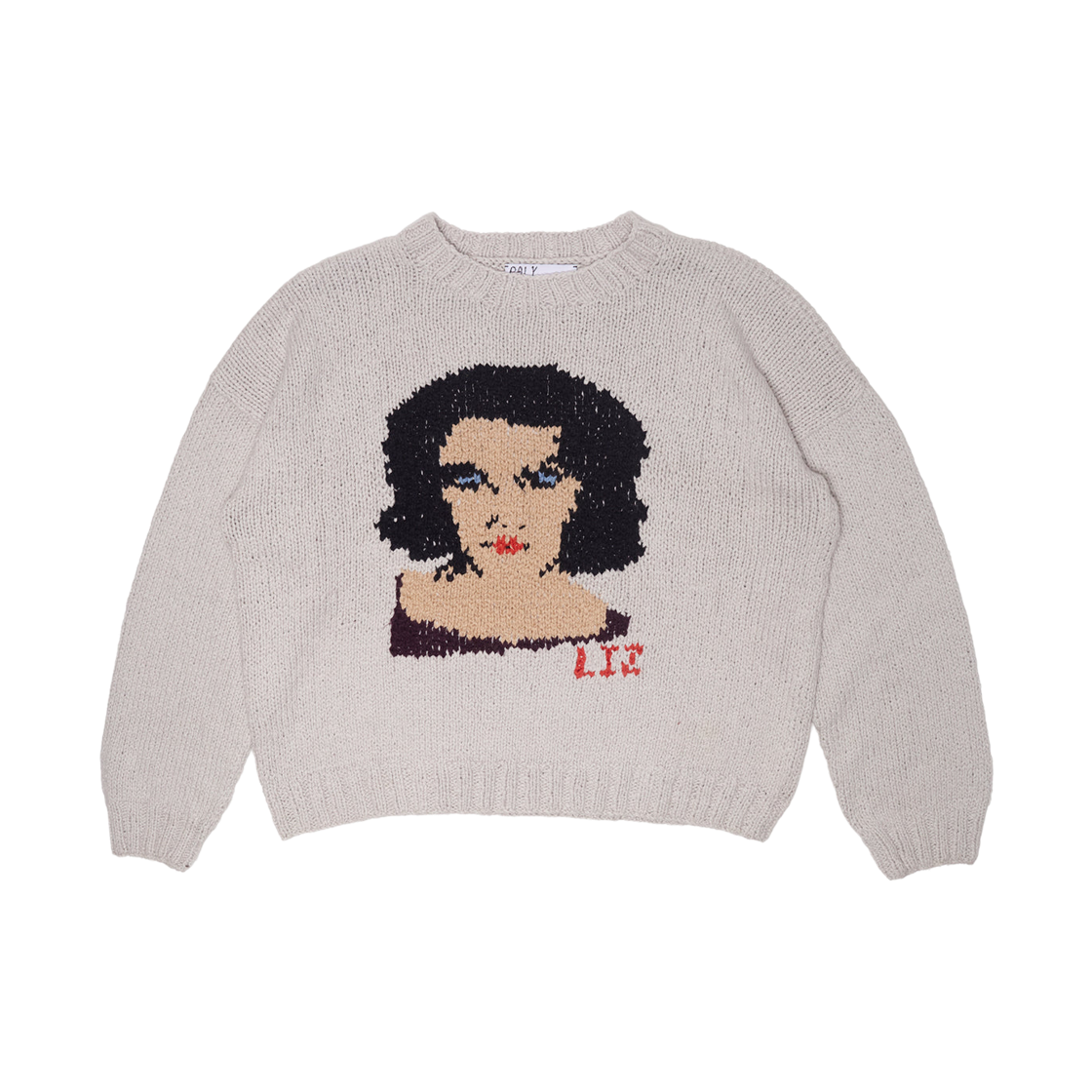 팔리 할리우드 리즈 T. 핸드 니트 스웨터 그레이(Paly Hollywood Liz T. Hand Knit Sweater Grey)