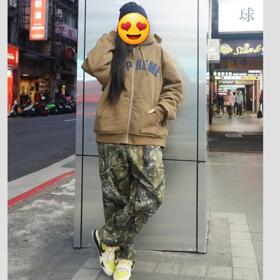 Supreme Arc Thermal Lined Zip Up Hooded Sweatshirt Dusty Brown - 25FW 착용 스타일 - 2