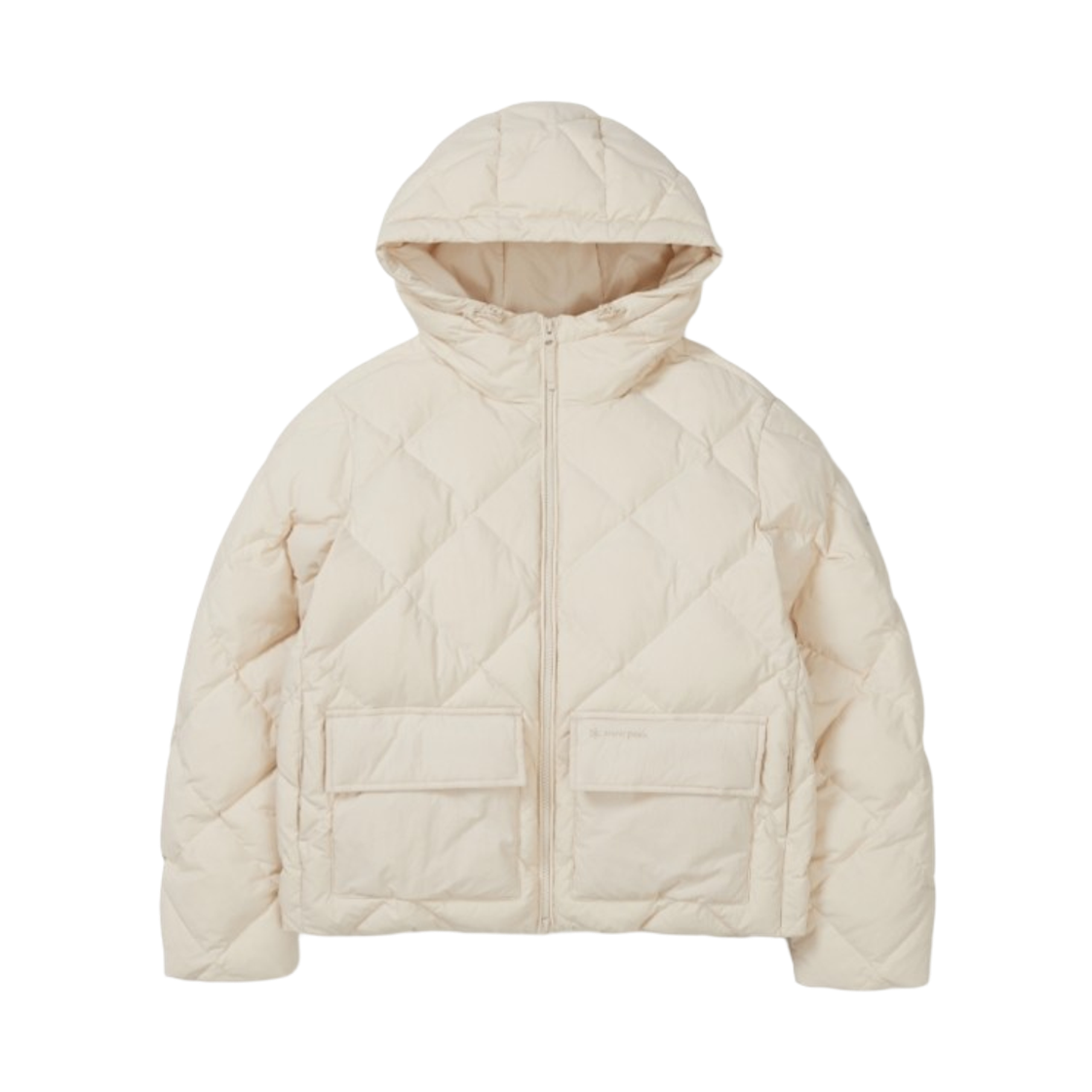 S25WWGDJ45PC (W) Snow Peak Land Air Dia Quilting Down Jacket Peach