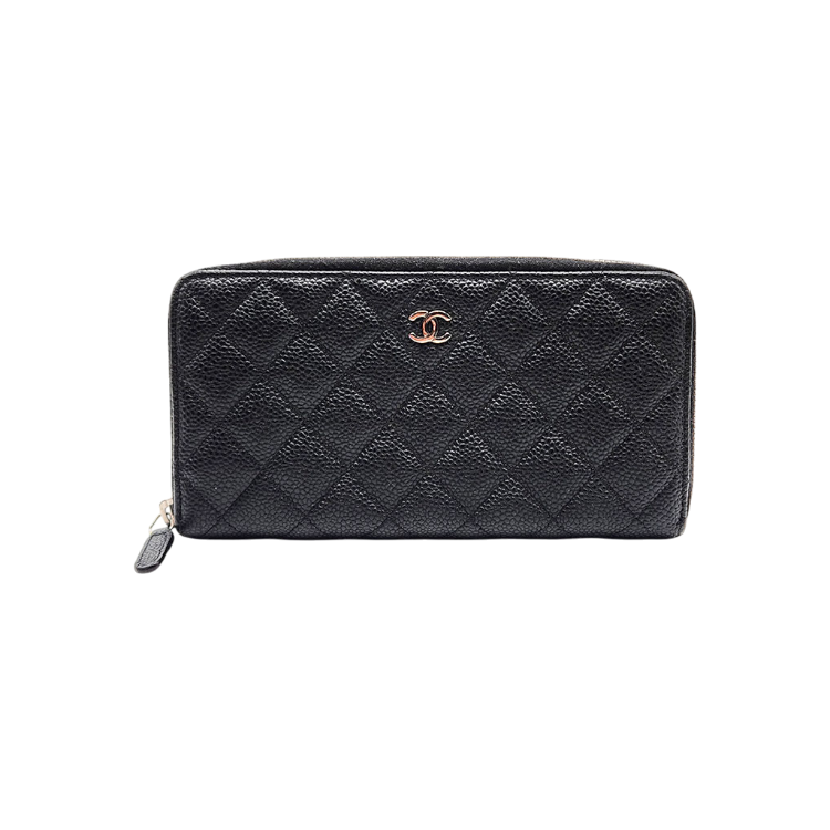 ITFEW2KWL3AB Chanel Caviar Long Wallet L690422
