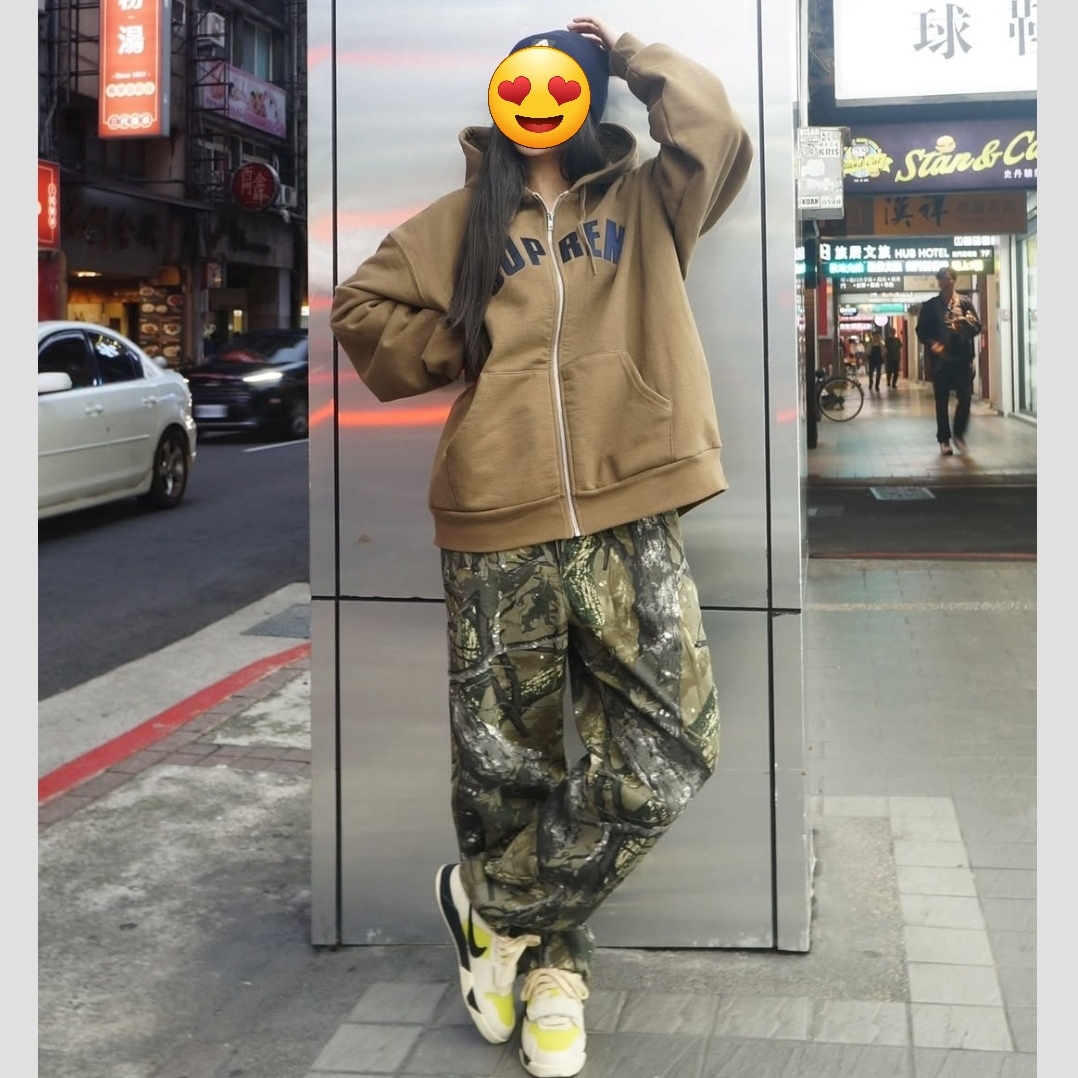 Supreme Arc Thermal Lined Zip Up Hooded Sweatshirt Dusty Brown - 25FW 착용 스타일 - 3