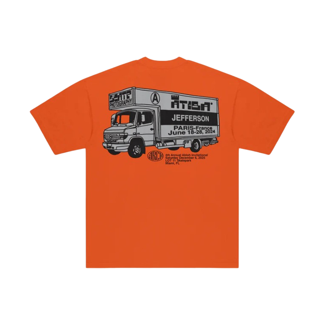트래비스 스캇 캑터스 잭 x 아치 트라스로키 티셔츠 오렌지(Travis Scott Cactus Jack x ARCH Traslochi T-Shirt Orange) - 1