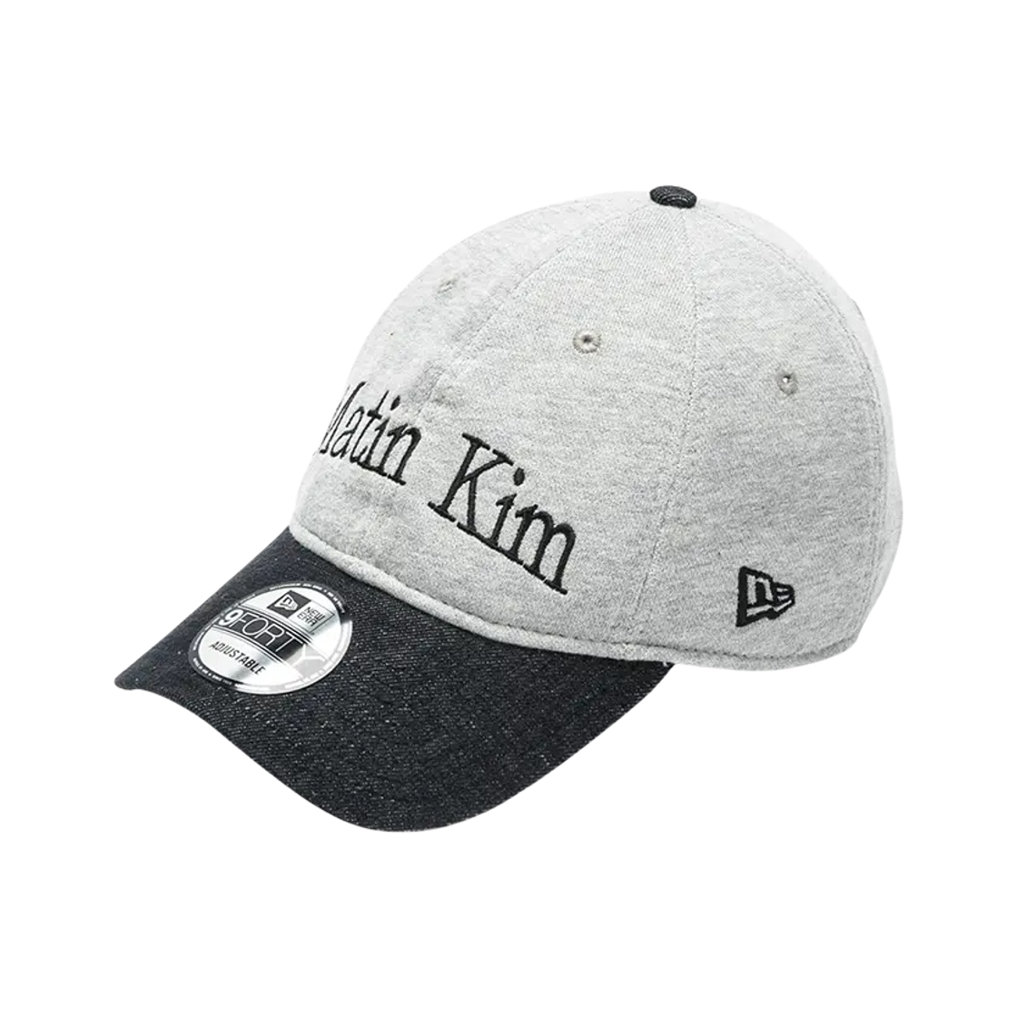 MK2478HT318MBB New Era x Matin Kim 940 Unstructured Jersey Ball Cap Grey Black