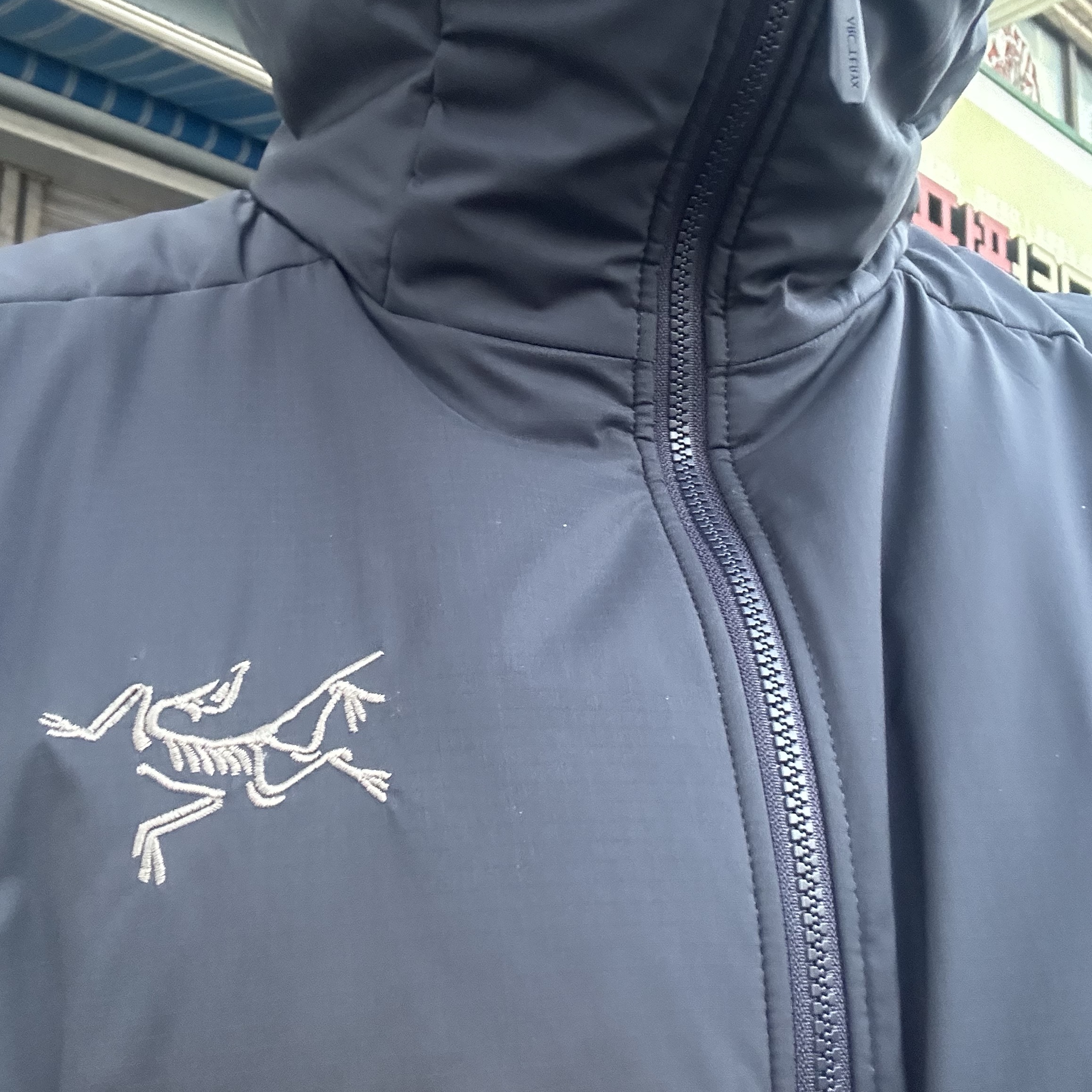 Arc'teryx Atom SV Hoody Black Sapphire 착용 스타일