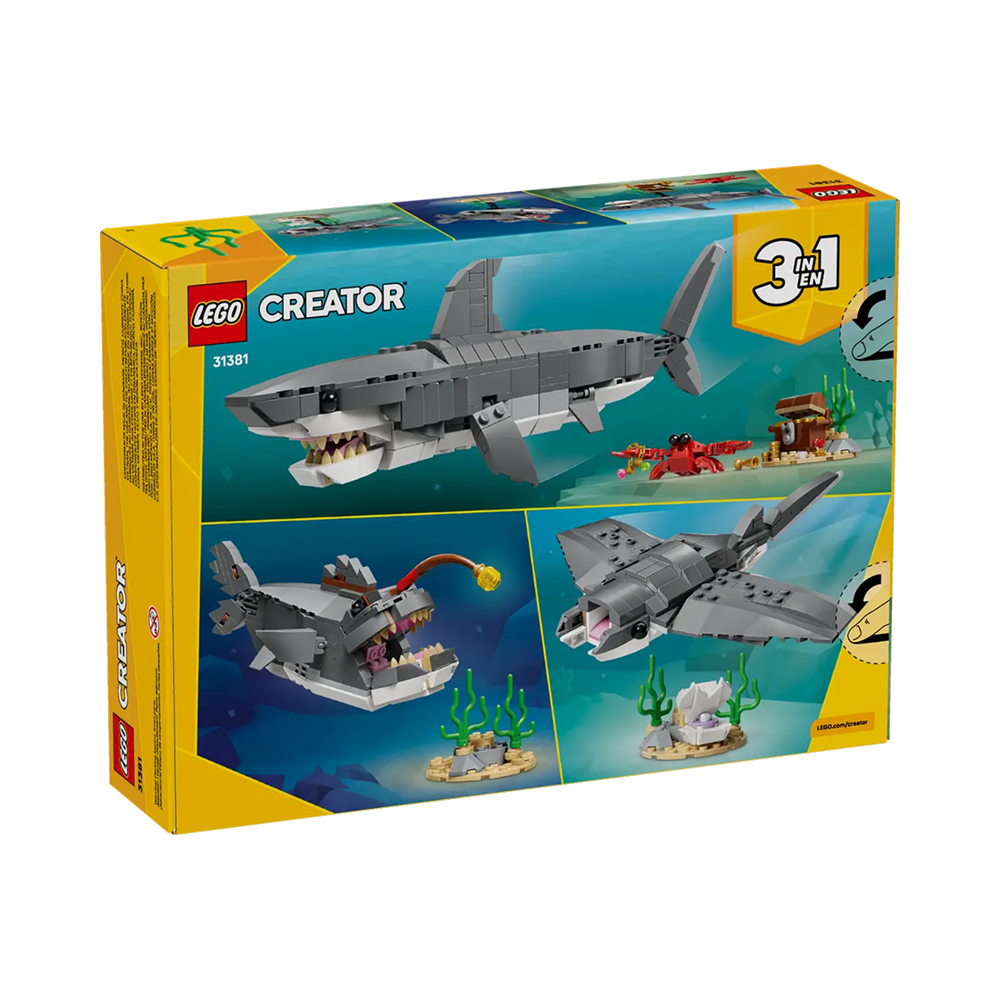 레고 크리에이터 3 in 1 상어와 보물상자(Lego Creator 3 in 1 Fierce Shark with a Treasure Chest) - 2