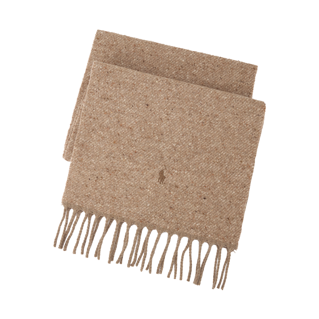 [10%적립] 폴로 랄프 로렌 프린지 울 블렌드 스카프 이탈리안 헤더 - 26SS([10%적립] Polo Ralph Lauren Fringe Wool Blend Scarf Italian Heather - 26SS)