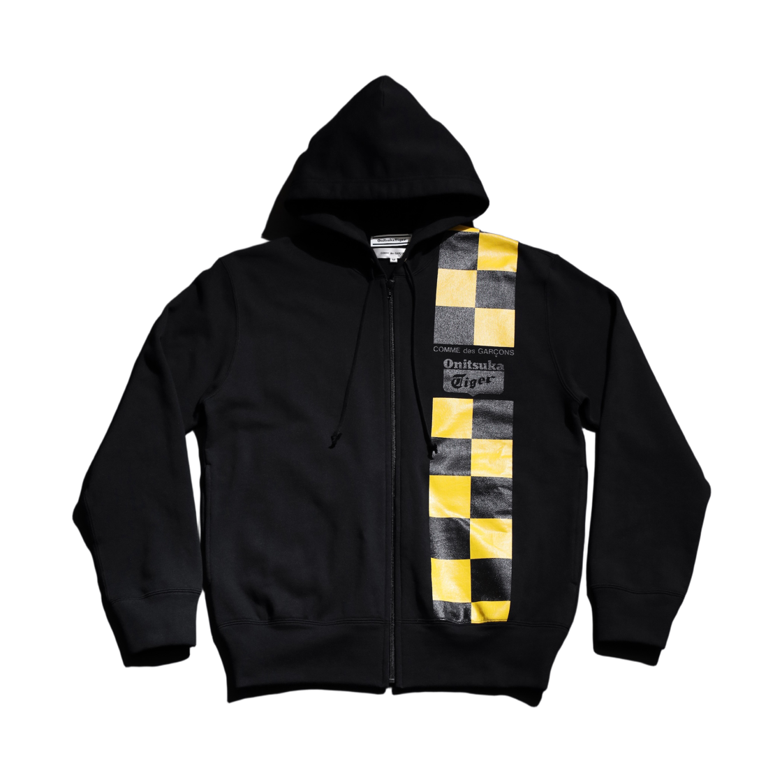 - Onitsuka Tiger x Comme des Garcons Zip Hoodie Black