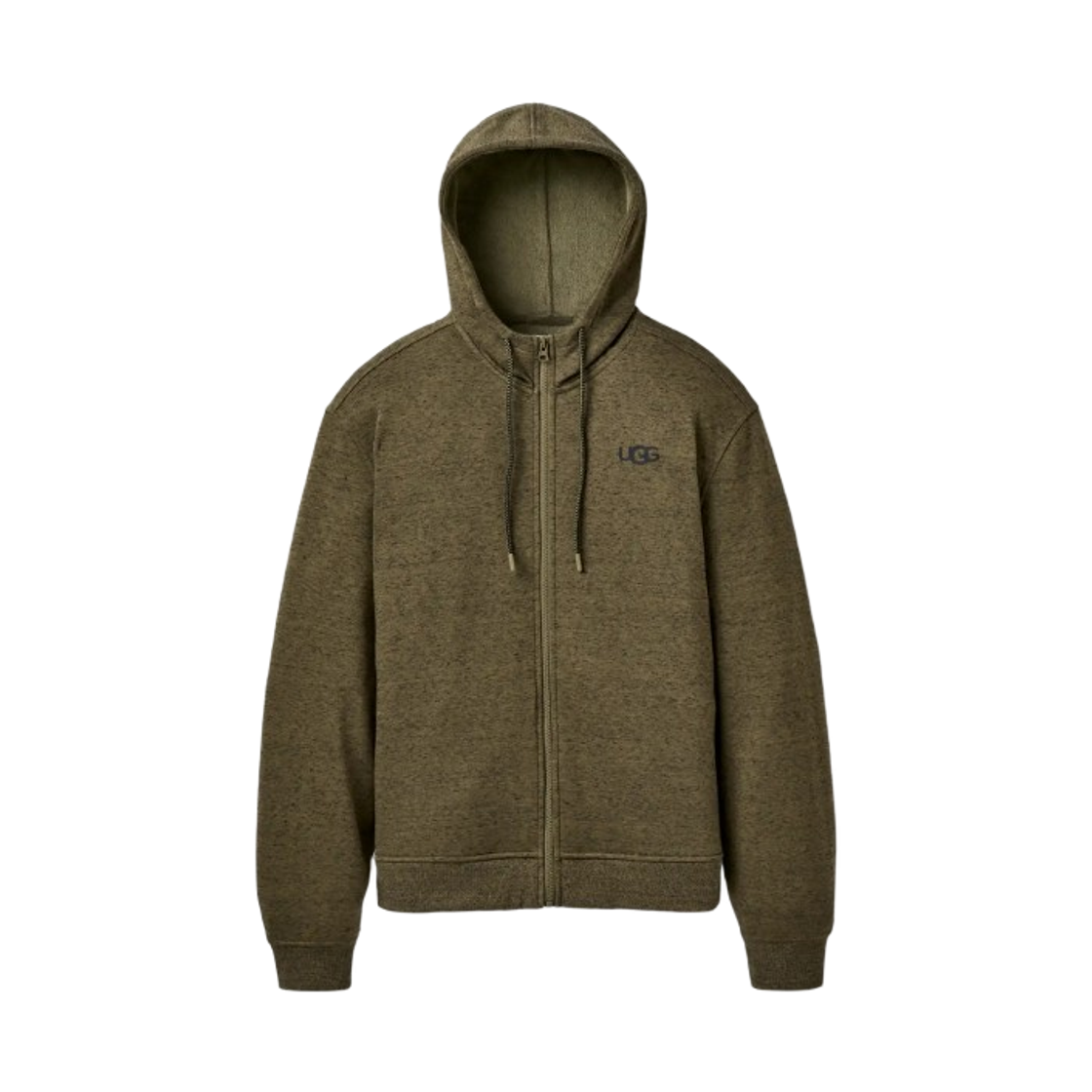 어그 실로 풀 집 후드 번트 올리브 헤더(UGG Shiloh Full Zip Hoodie Burnt Olive Heather)