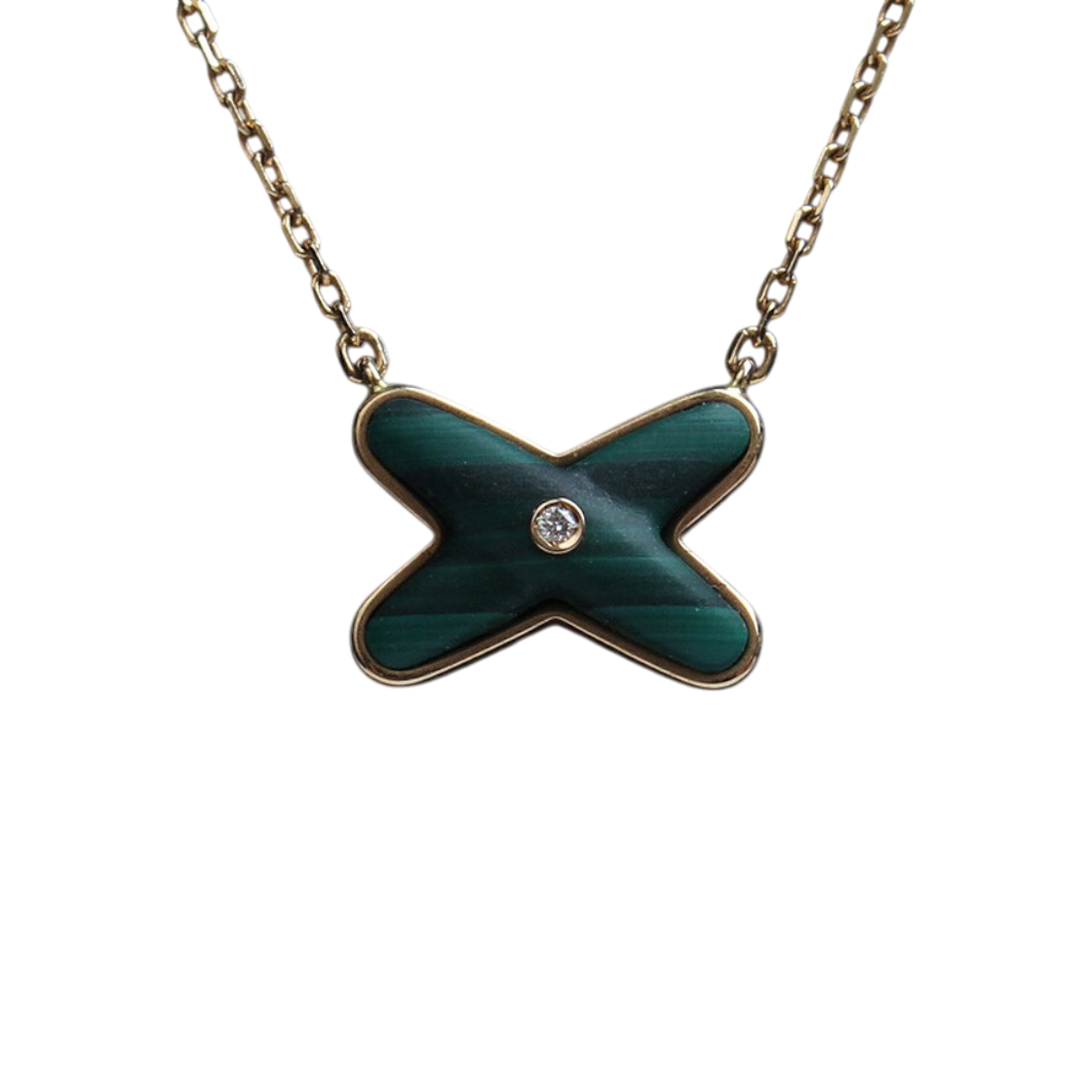 쇼메 말라카이트 주드 리앙 750 로즈골드 목걸이(Chaumet Malachite Jude Liancourt 750 Rose Gold Necklace)