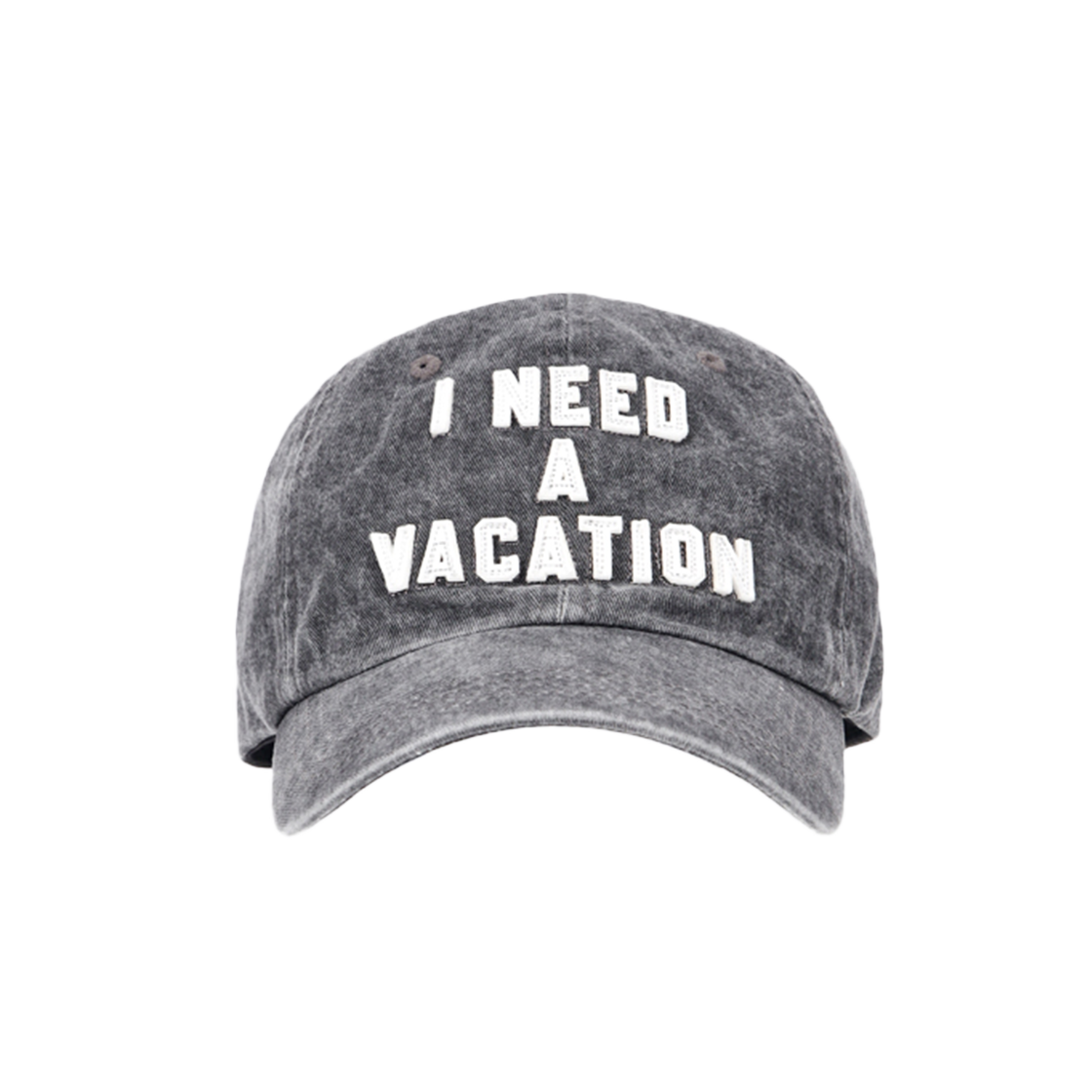 브로큰비트 아이니드 베케이션 볼캡 차콜(BROKEN BEAT I Need A Vacation Ball Cap Charcoal)