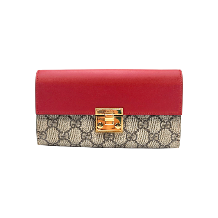 IT6IAVEUWIHO Gucci Padlock Chain Wallet Clutch (453506)