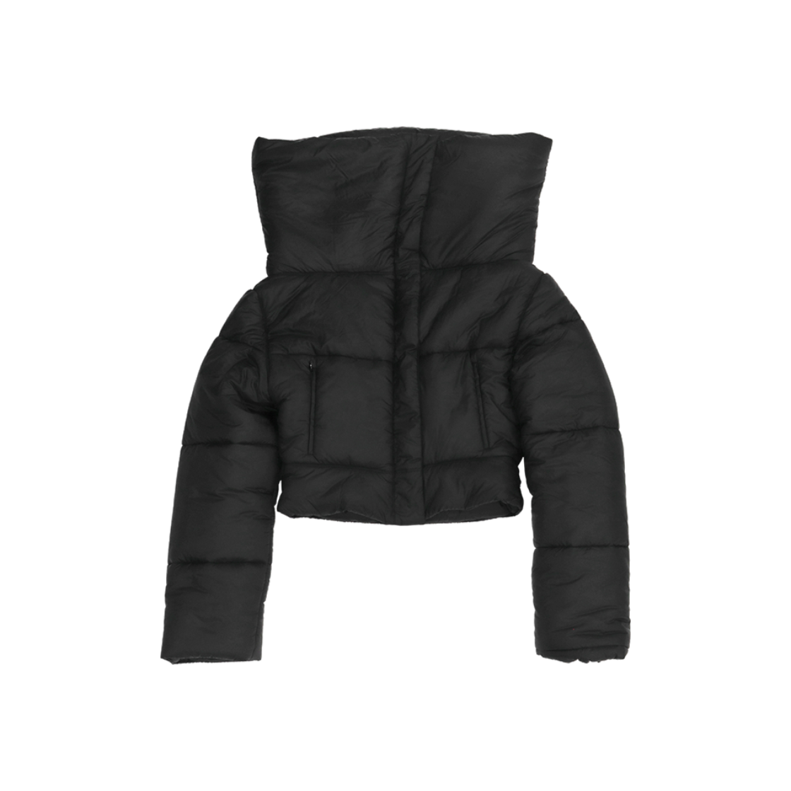 ITSWHWMW7N49 Alaia Black Puffer Jacket A-C41324