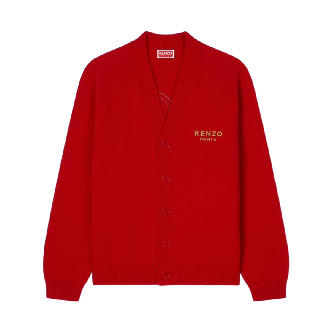 겐조 보케 플라워 울 가디건 체리(Kenzo Boke Flower Wool Cardigan Cherry)