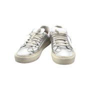 Salvatore Ferragamo Gancini Silver Sneakers L562698