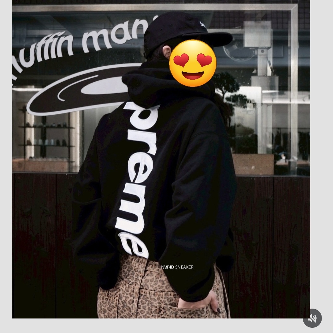 Supreme Chino Pants Leopard - 25FW, Supreme Satin Applique Hooded Sweatshirt Black - 25FW 착용 스타일