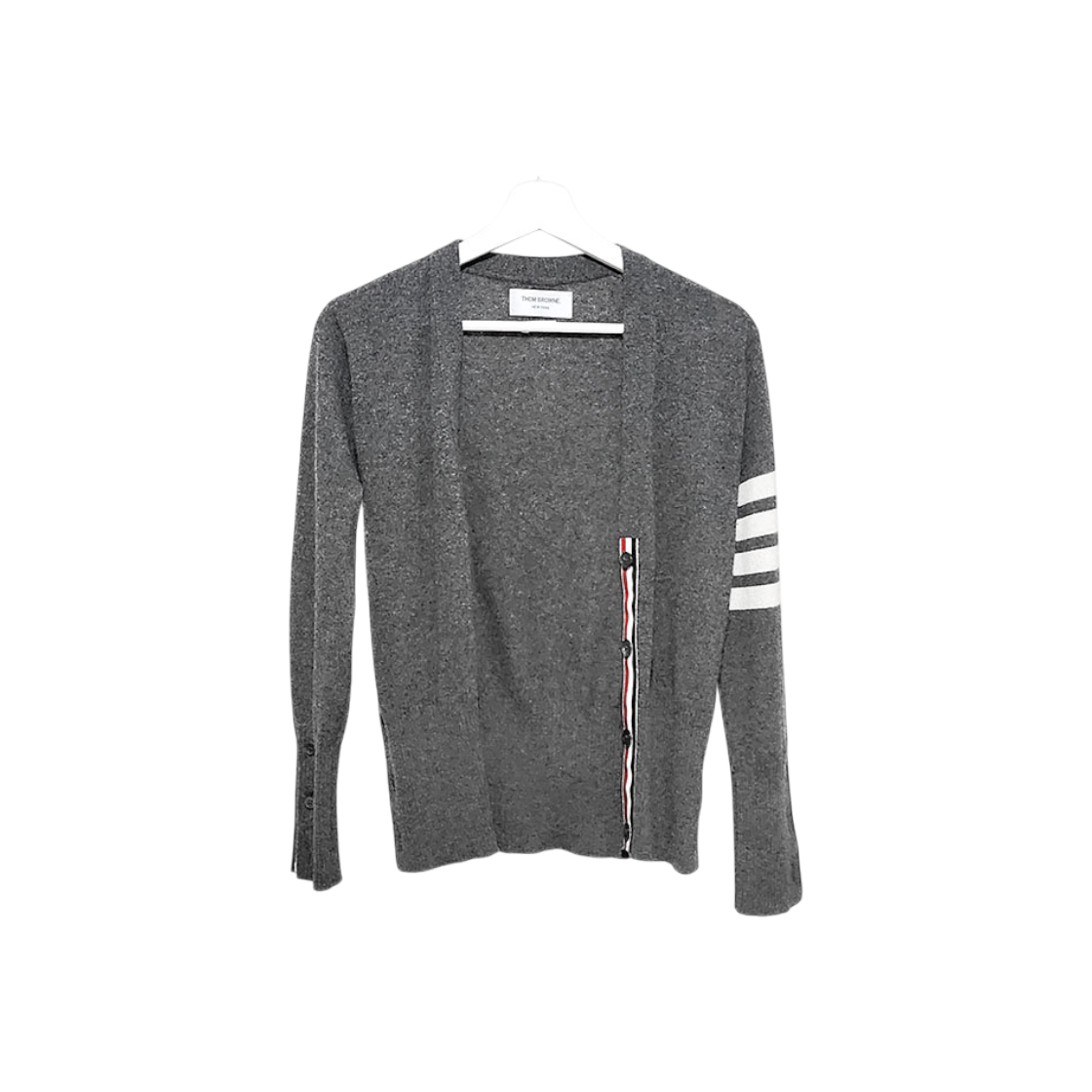 IT5HK2WGS6S4 Thom Browne Classic Cashmere V-Neck Cardigan L618225