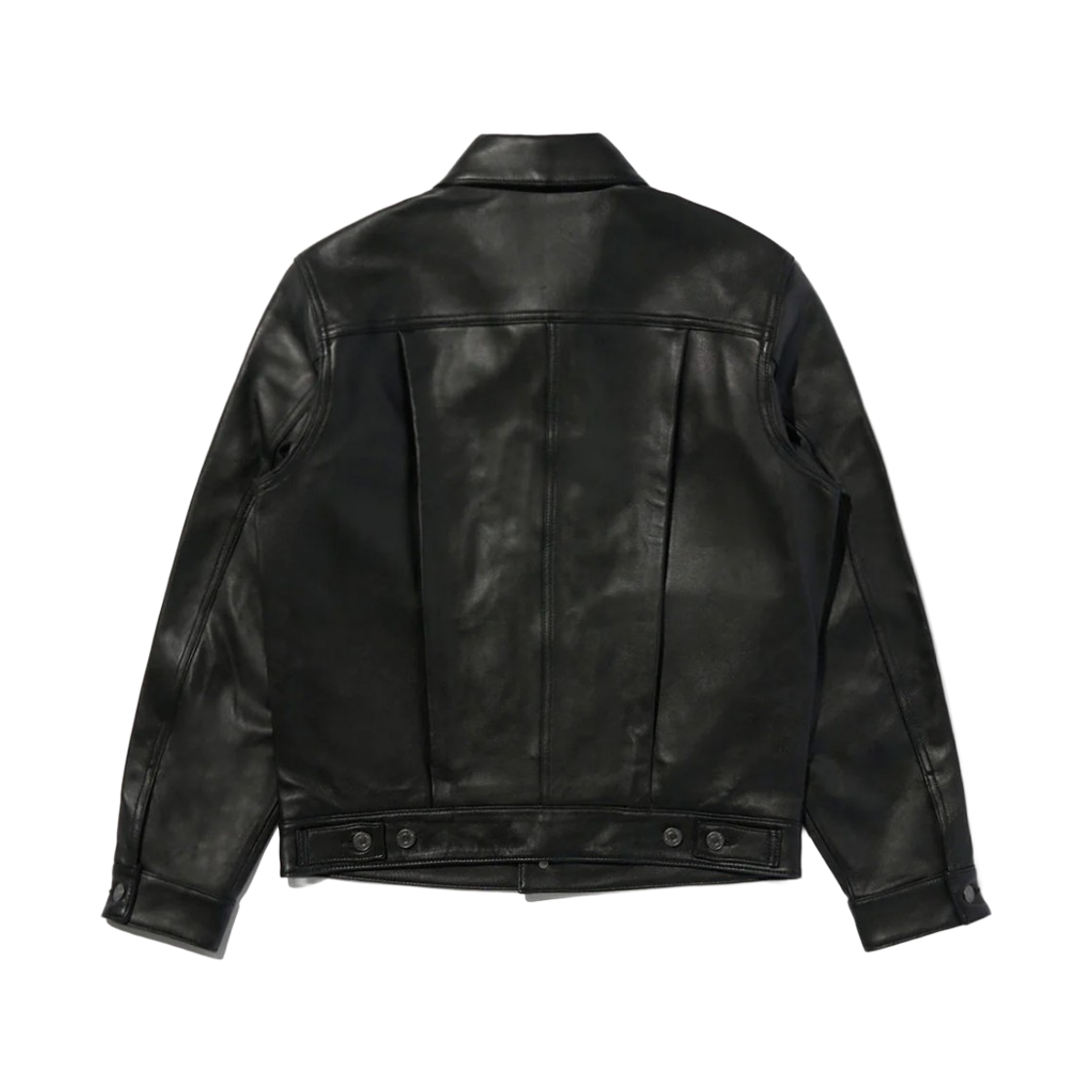 리바이스 프리미엄 타입 2 트러커 레더 자켓 블랙(Levi's Premium Type II Trucker Leather Jacket Black) - 2