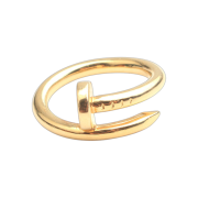 Cartier 18K Yellow Gold Juste un Clou Ring Size 52 SM