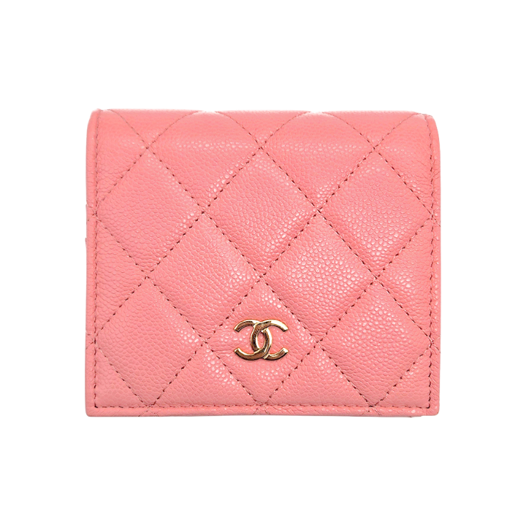 IT8LSAV4PUV9 Chanel Caviar Logo Wallet (AP3178) L181805