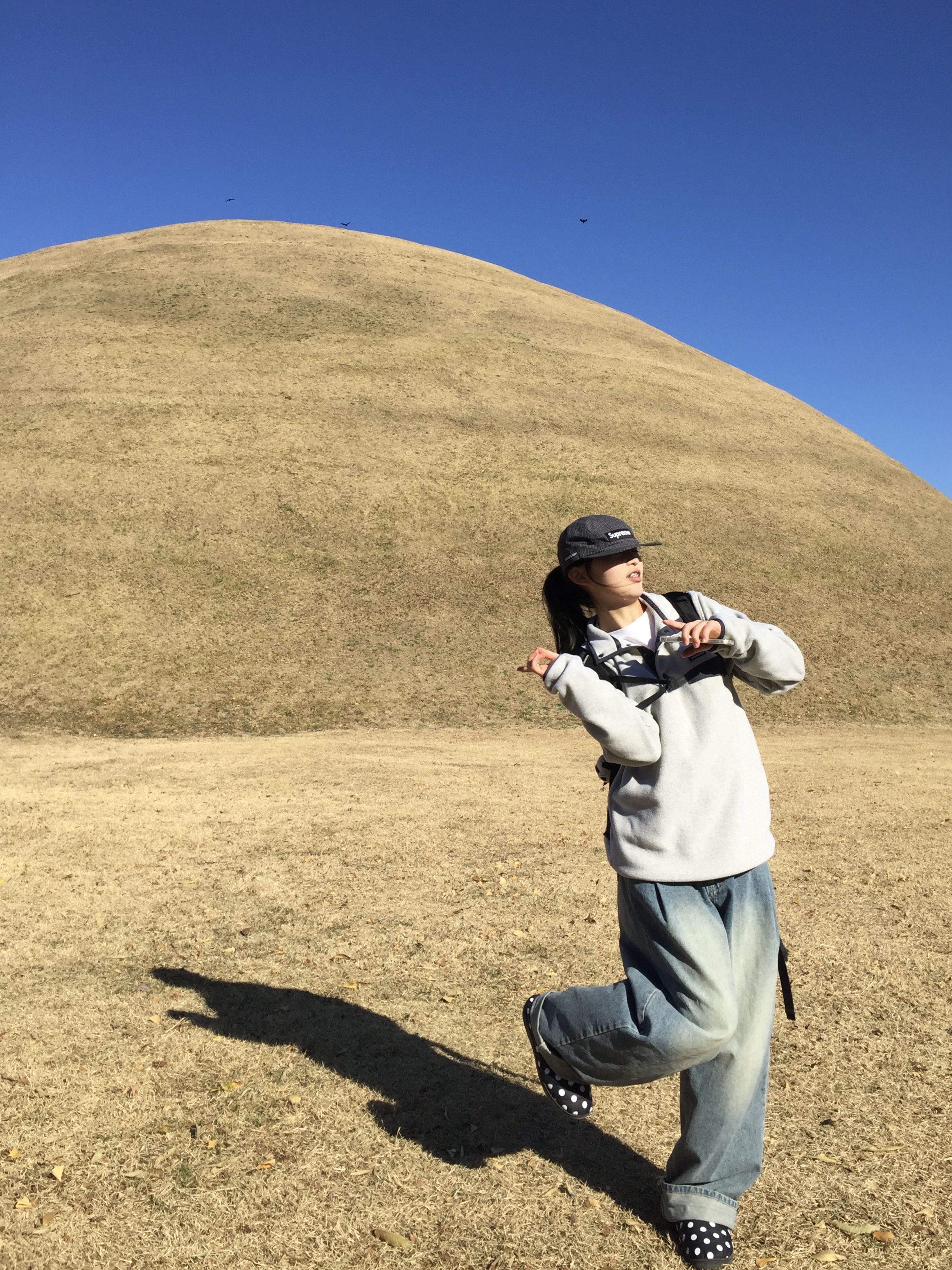Patagonia Lightweight Synchilla Snap-T Fleece Pullover Oatmeal Heather/Smolder Blue/New Navy, Subu Permanent F-Line Dots 착용 스타일 - 1