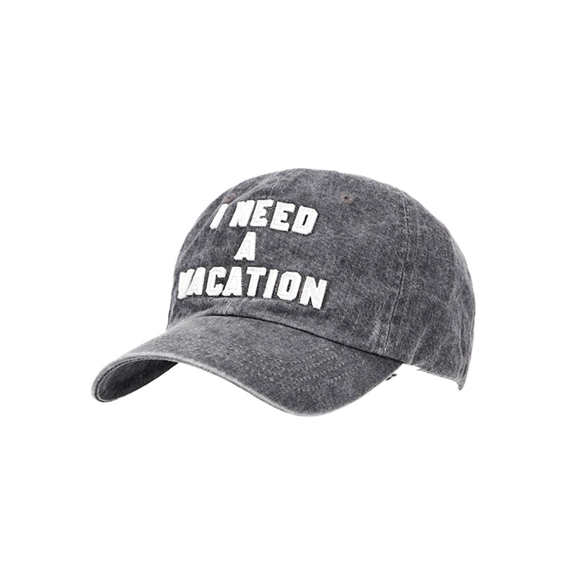 브로큰비트 아이니드 베케이션 볼캡 차콜(BROKEN BEAT I Need A Vacation Ball Cap Charcoal) - 2