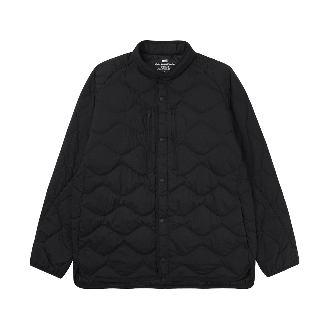 유니클로 x 화이트 마운티니어링 리사이클 하이브리드 다운 자켓 블랙(Uniqlo x White Mountaineering Recycled Hybrid Down Jacket Black)