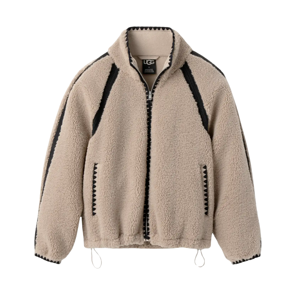 (W) 어그 니키아 크로쉐 어그플러프 자켓 퍼티((W) UGG Nikia Crochet UGGfluff Jacket Putty)