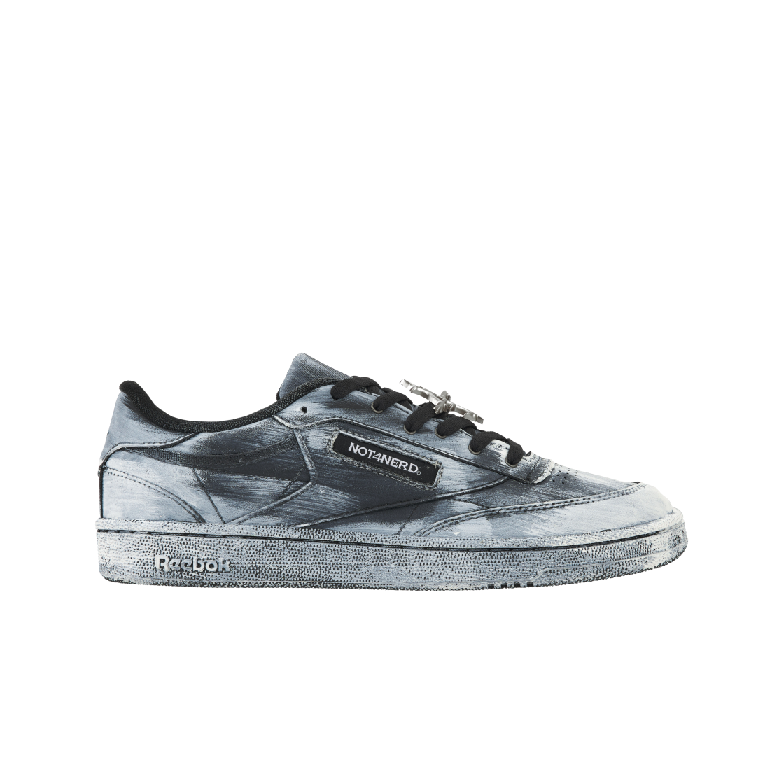리복 x 낫포너드 클럽씨 85 베일드 블랙(Reebok X NOT4NERD Club C 85 Veiled Black)