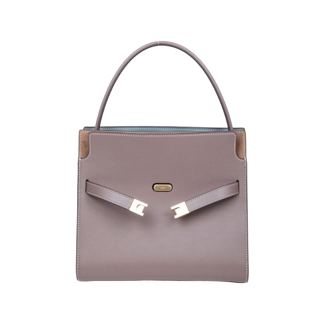 80735-093 Tory Burch Lee Radziwill Double Tote Bag Clam Shell