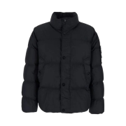 Stone Island 4100109 Crinkle Reps NY Down Jacket with Wind Resistance and Anti Drop Black - 26SS