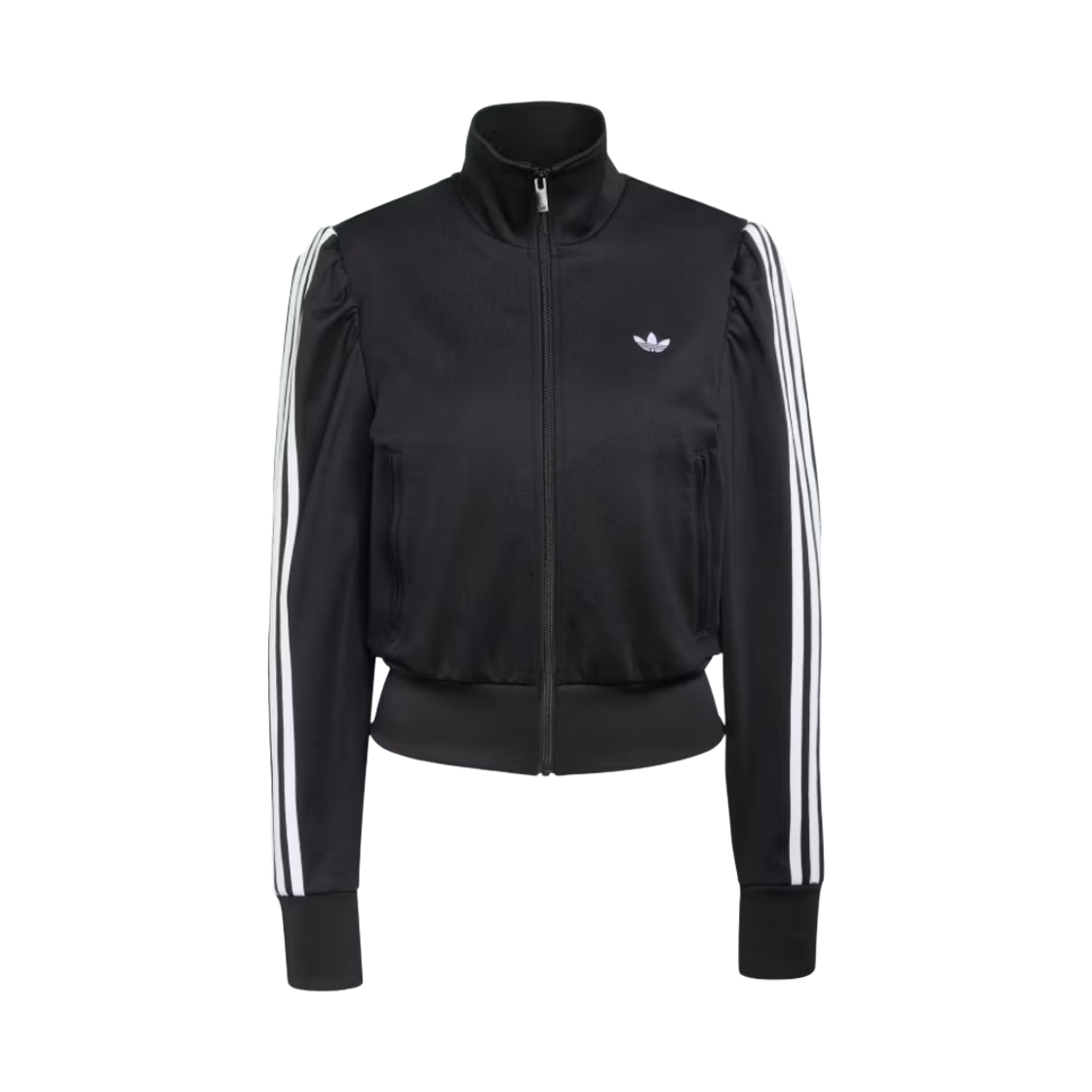 (W) 아디다스 오리지널스 엘리베이티드 슬리브 FB 트랙탑 블랙 - US 사이즈((W) Adidas Originals Elevated Sleeve FB Track Top Black - US Sizing) - 1