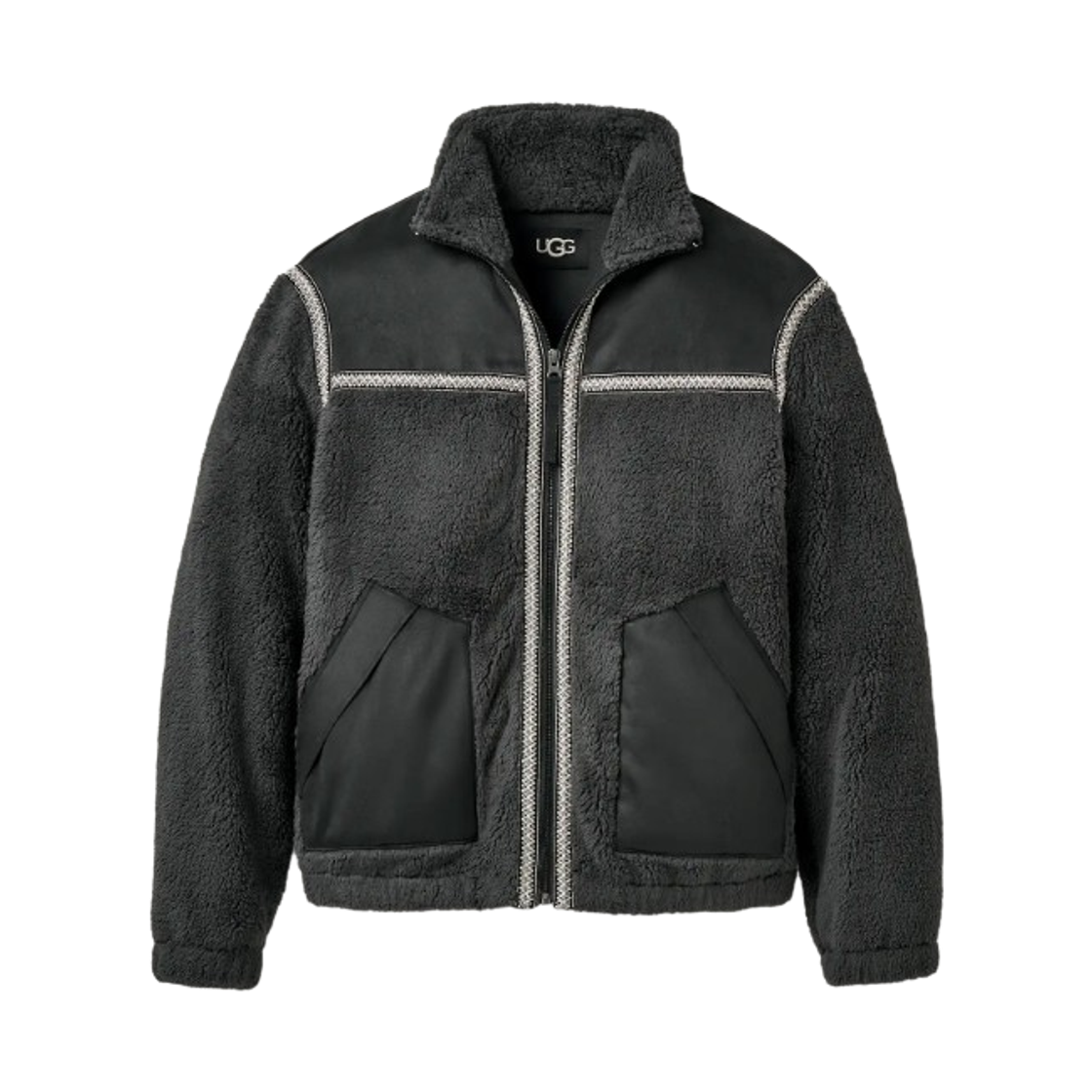 (W) 어그 타스만 자켓 잉크 블랙((W) Ugg Tasman Jacket Ink Black)