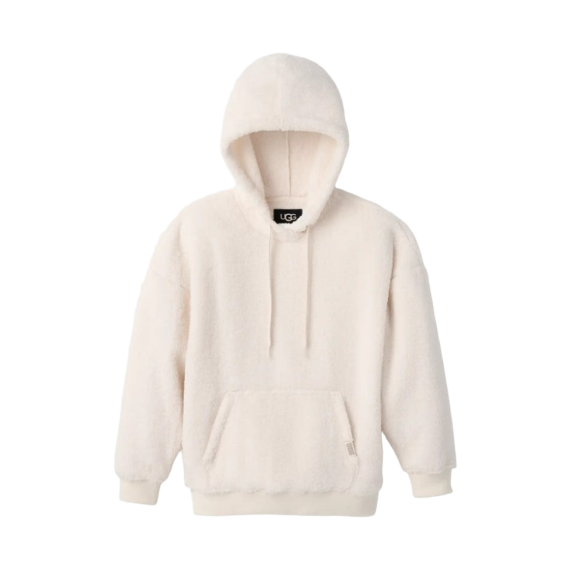 1121380-CRM (W) Ugg Loyra Sherpa Hoodie Cream