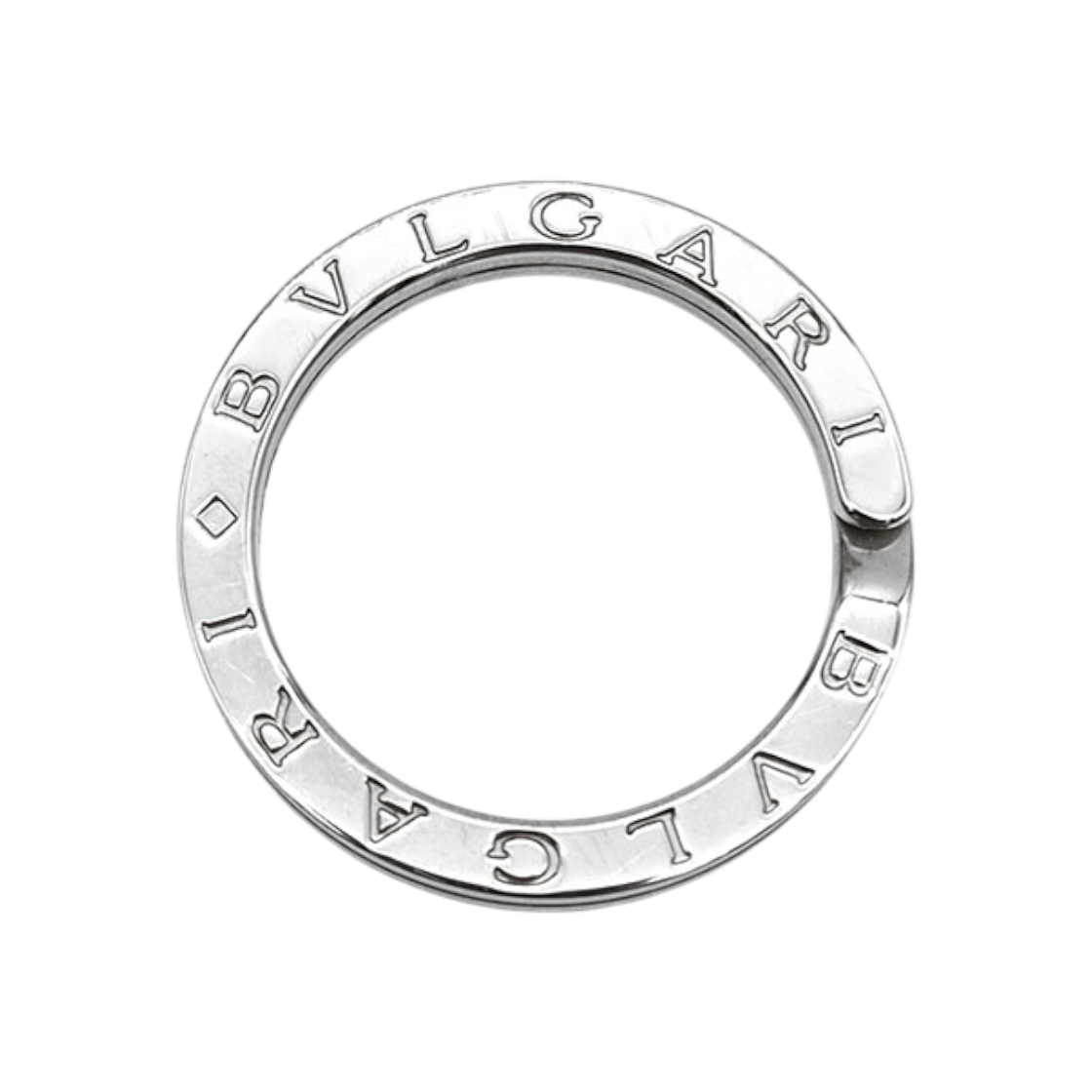 ITIP8P5KGH9R Bulgari Sterling Silver Keyring L123634