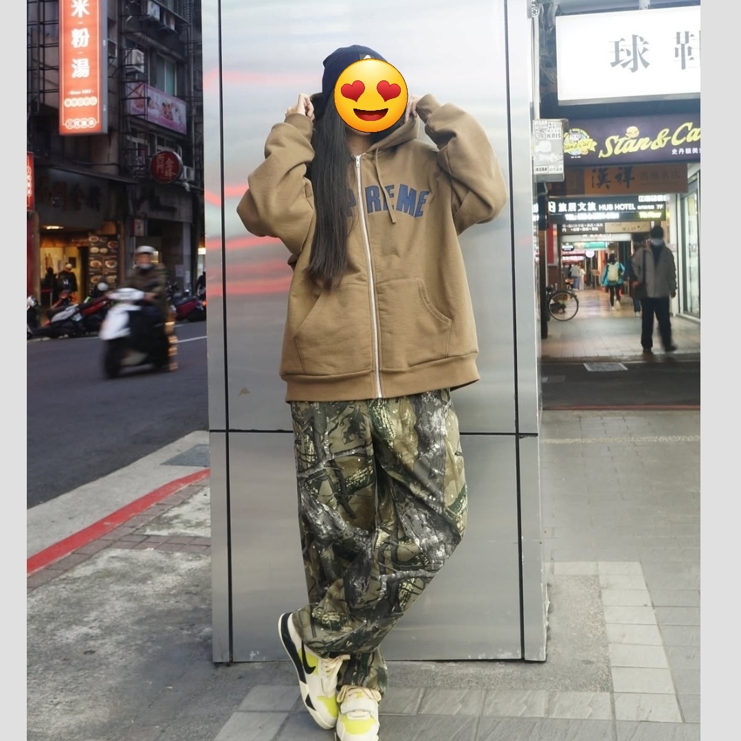 Supreme Arc Thermal Lined Zip Up Hooded Sweatshirt Dusty Brown - 25FW 착용 스타일 - 1